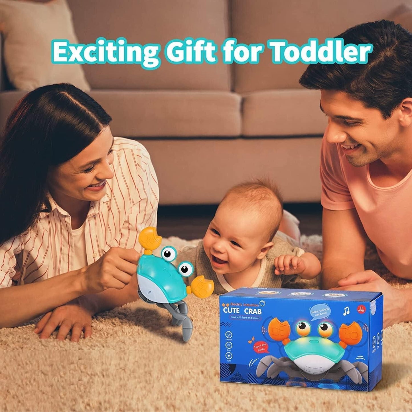 Dancing Crab Toy - Musical Interactive Fun for India
