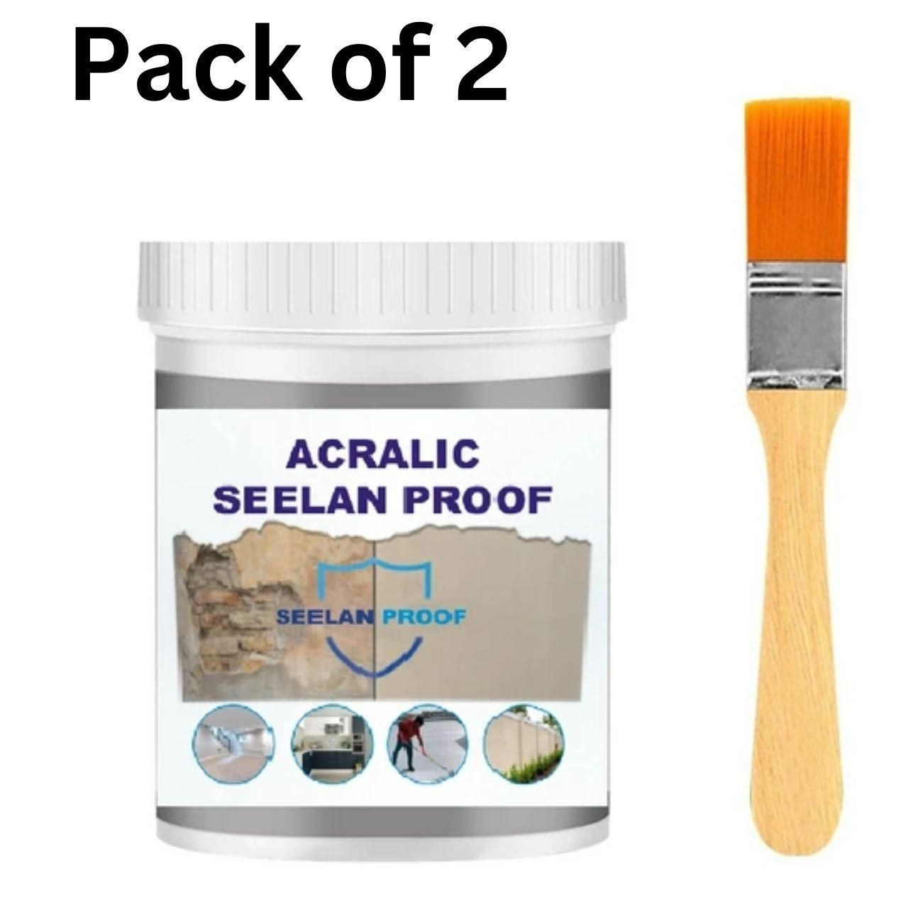 Acrylic Sealant Crack Filler - Interior Gap Sealing (Pack of 2)