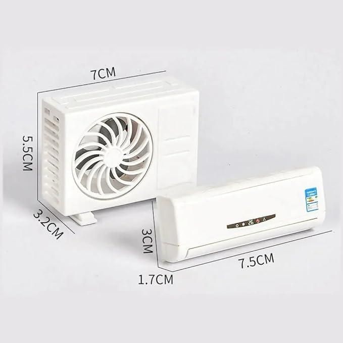 Solar Mini AC Car Air Freshener - Eco-Friendly for India