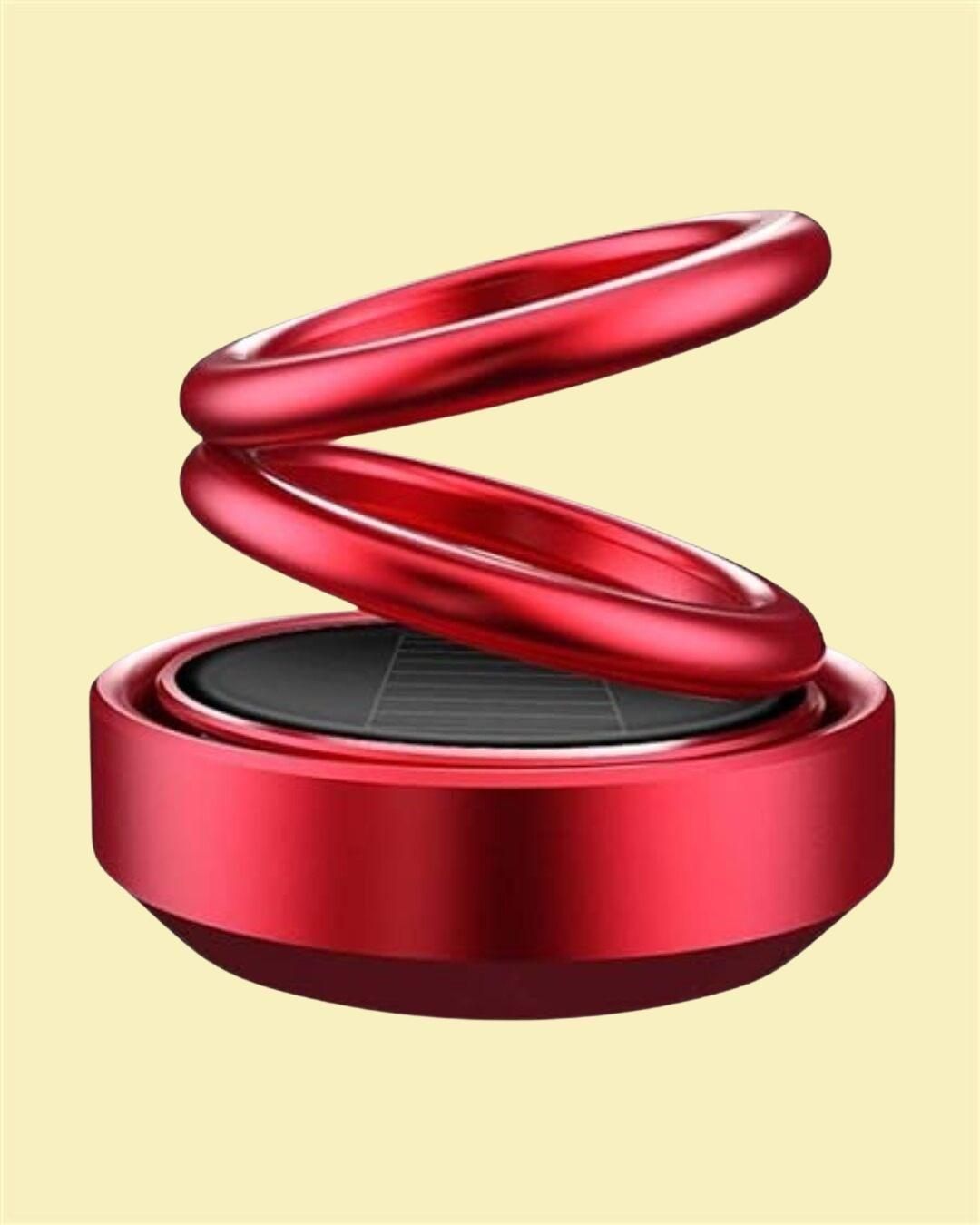 Solar Energy Rotating Ring - Organic Car Fragrance for India
