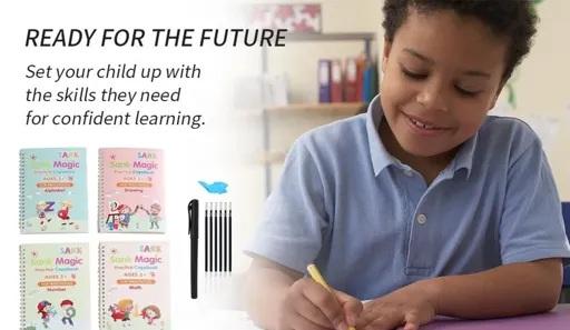 Writing Magic Book - Reusable Learning Tool for India