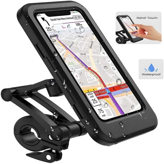 360° Waterproof Bike Phone Holder - Universal Mount for India