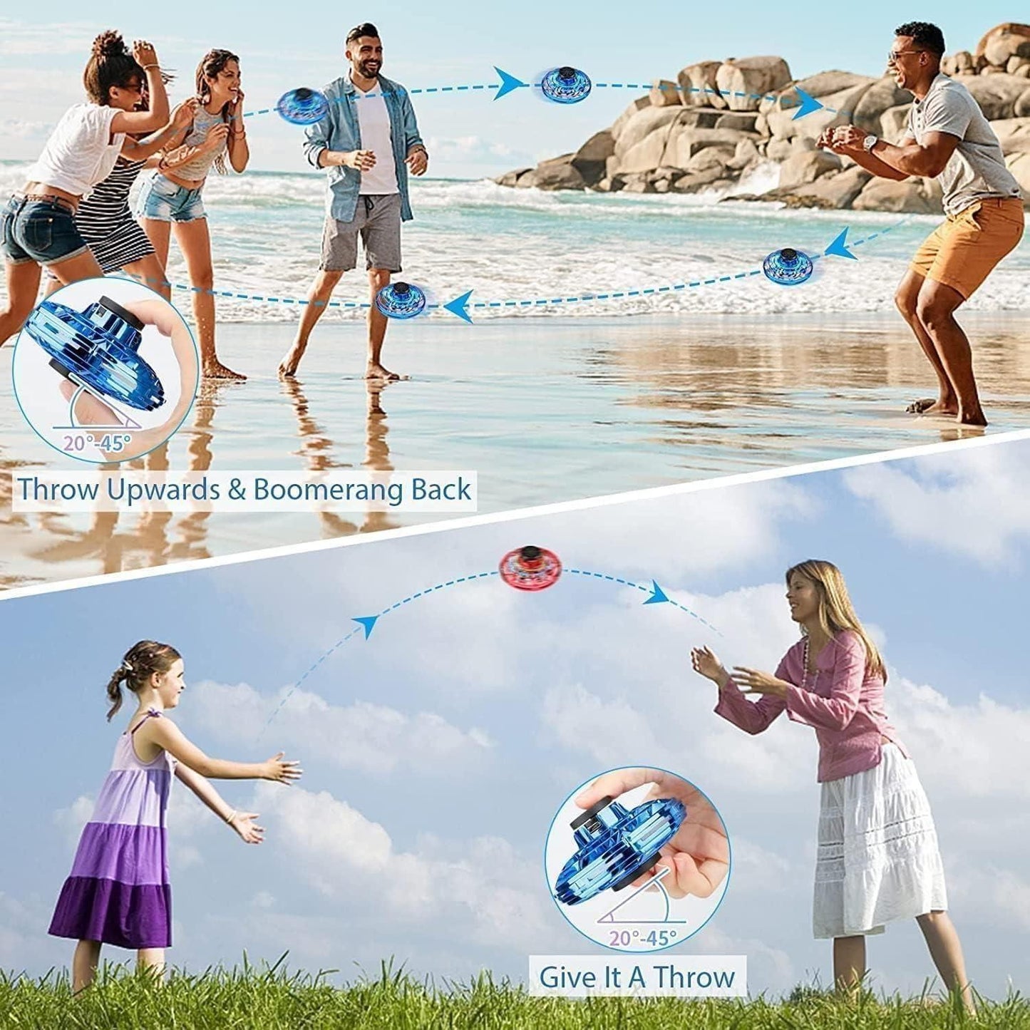 Magic Flying Orb Spinner - Anti-Gravity Toy