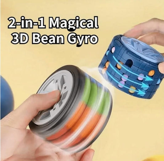 3D Magic Bean Puzzle Toy - Educational Brain Teaser for India