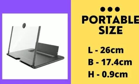 Screen Expander 3D Magnifier - Mobile Display Amplifier for India