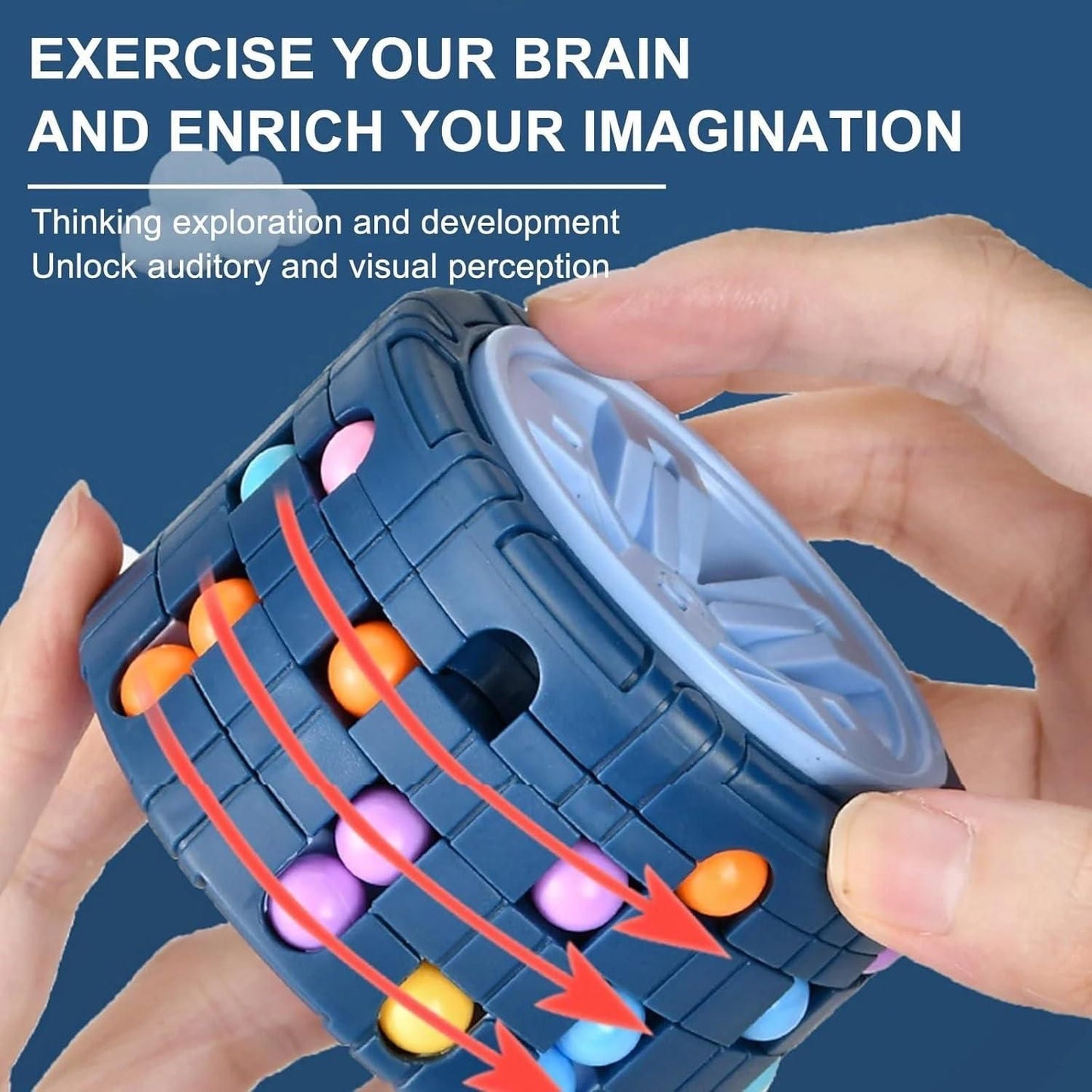 3D Magic Bean Puzzle Toy - Educational Brain Teaser for India