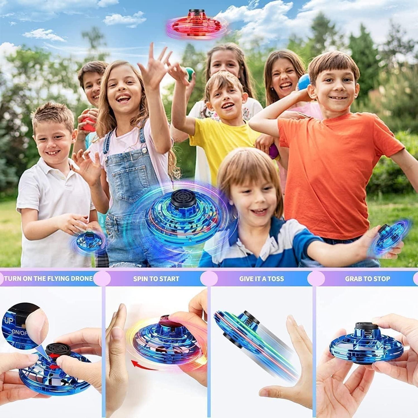 Magic Flying Orb Spinner - Anti-Gravity Toy