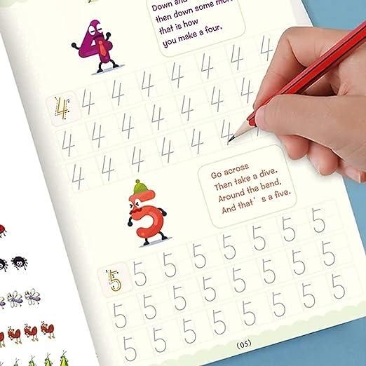 Magic Practice Copybook Set - 4 Books Handwriting Kit India