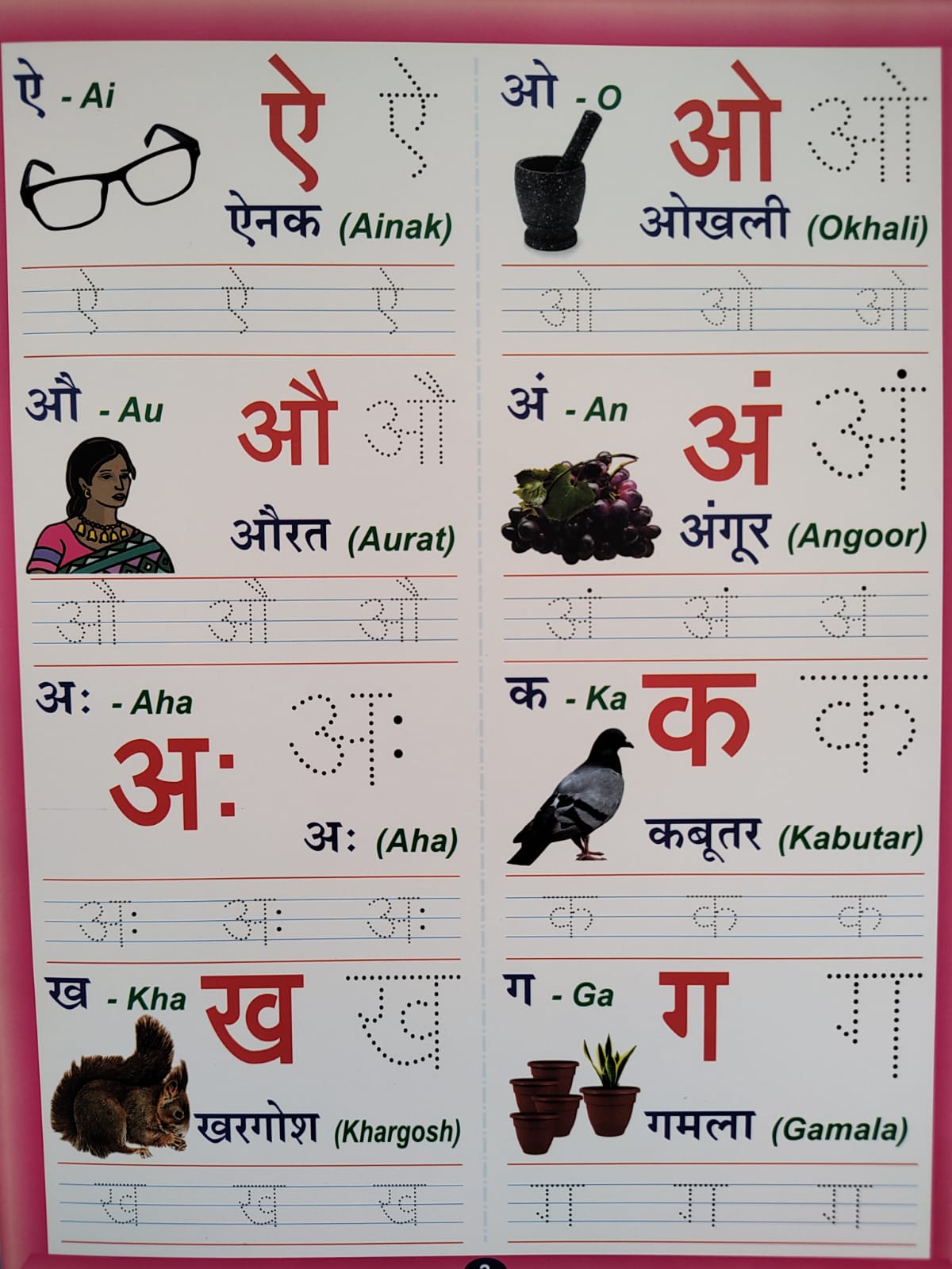 Magic Re-Writable Hindi Varna Mala Book – Write, Wipe & Learn Forever