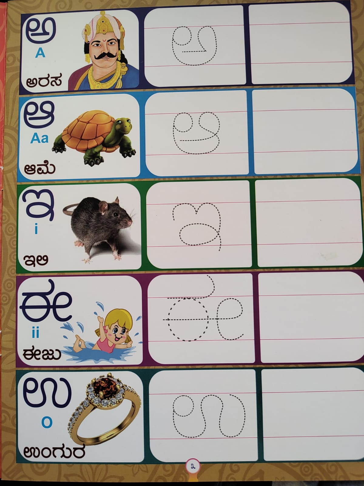 Magic Re-Writable Kannada Varna Male Book – Write, Wipe & Learn Forever