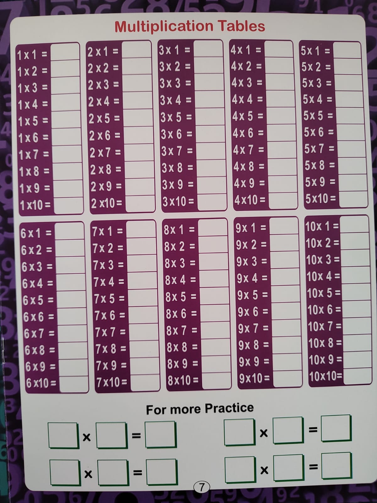 Magic Re-Writable Maths Practice Book – Write, Wipe & Learn Forever