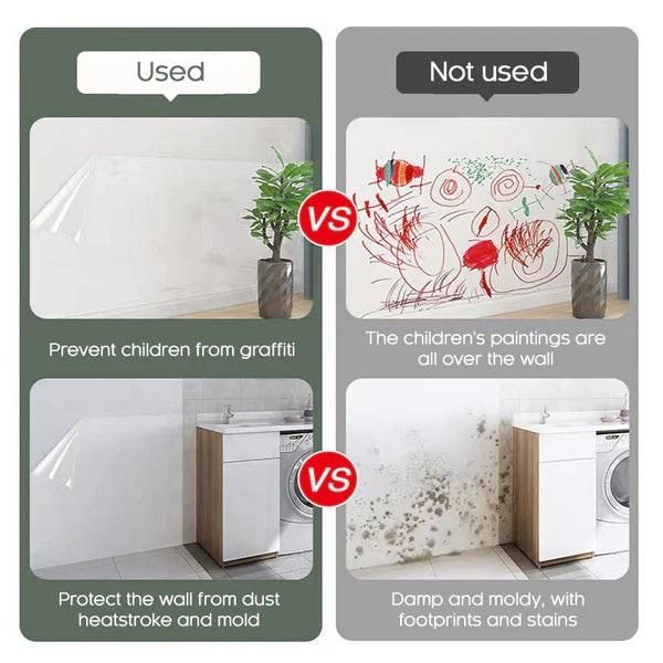 Wall Protection Film - Self-Adhesive Transparent Guard