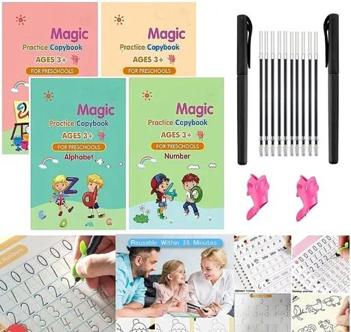 Writing Magic Book - Reusable Learning Tool for India