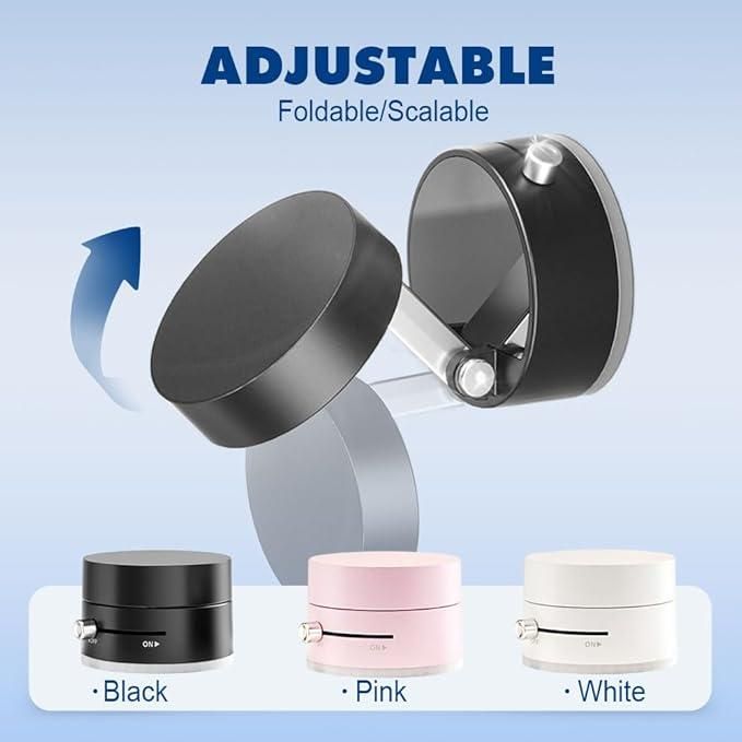 Vacuum Magnetic Phone Holder - 360° Rotatable Mount for India