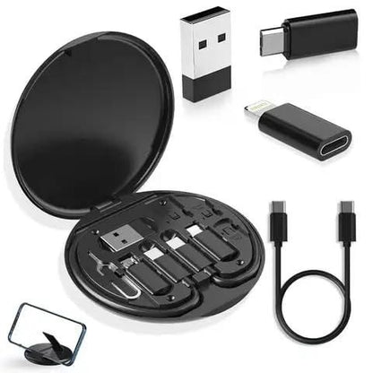 Fast Charging Travel Cable Set - Multi-Type USB-C for India
