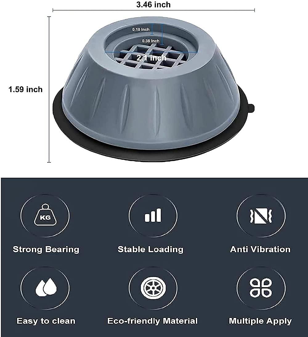Anti-Vibration Pads - Washing Machine Stabilizer for India