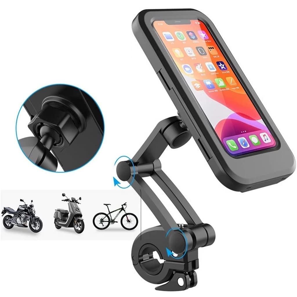 360° Waterproof Bike Phone Holder - Universal Mount for India