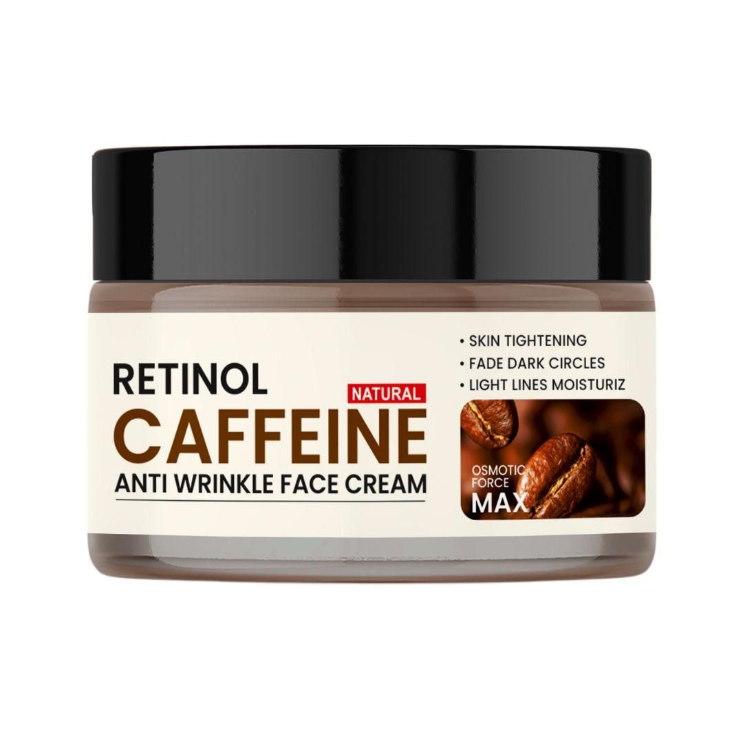 Retinol Caffeine Anti Wrinkle Face Cream - Anti-Aging Skincare for All Skin Types
