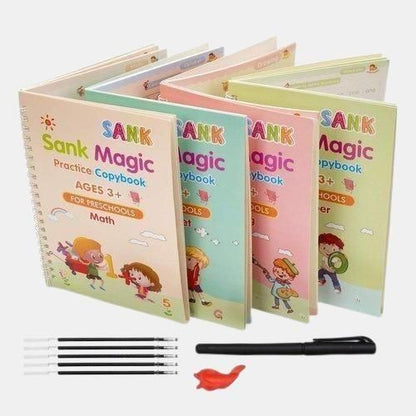 Magic Practice Copybook Set - 4 Books Handwriting Kit India