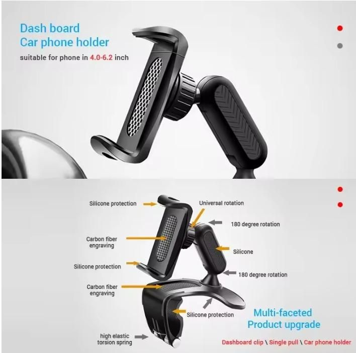 Phone Holder 360° Free Rotation - Premium Car Mount for India