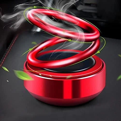 Solar Energy Rotating Ring - Organic Car Fragrance for India