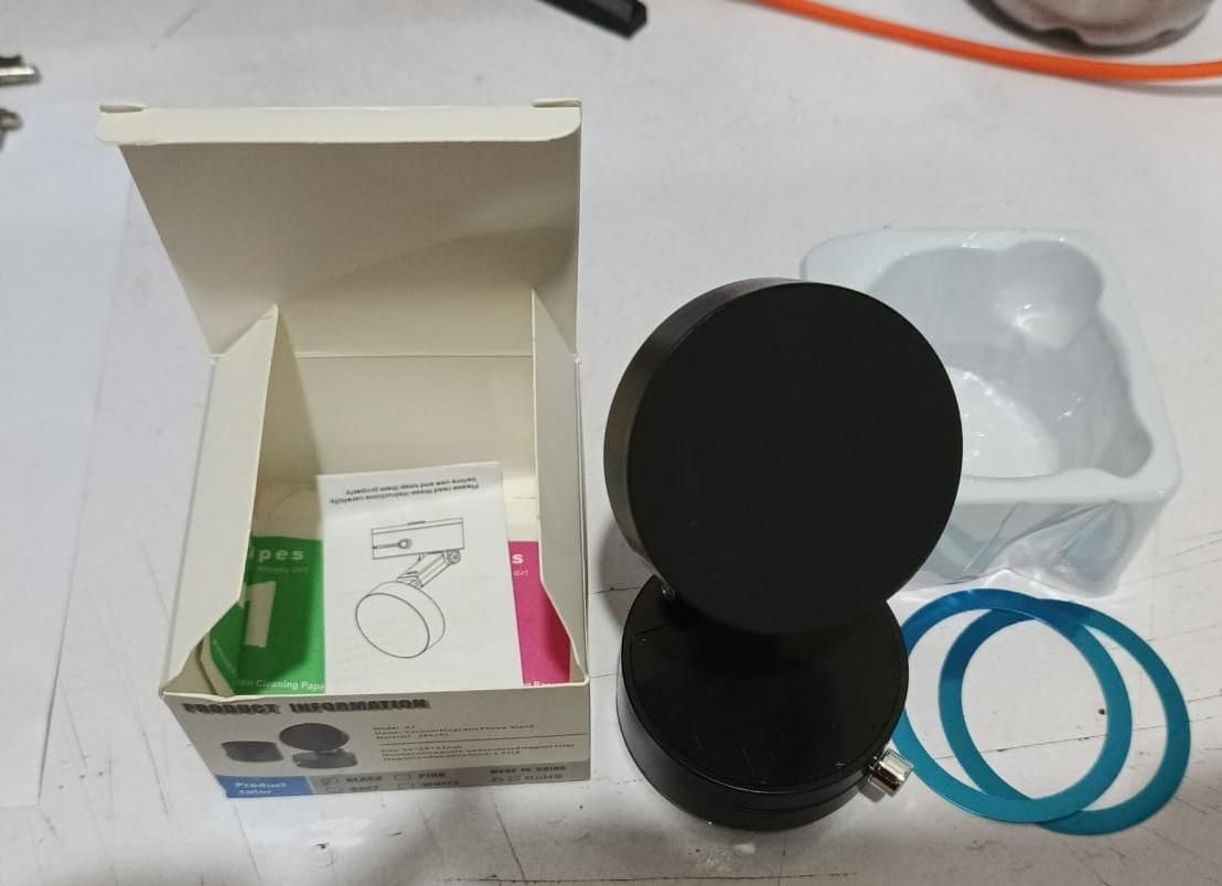 Vacuum Magnetic Phone Holder - 360° Rotatable Mount for India