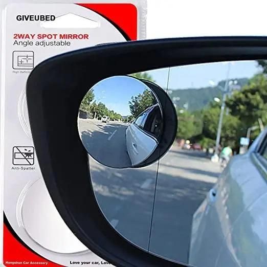 Round Wide Angle Blind Spot Mirror - Safety Enhancement for India