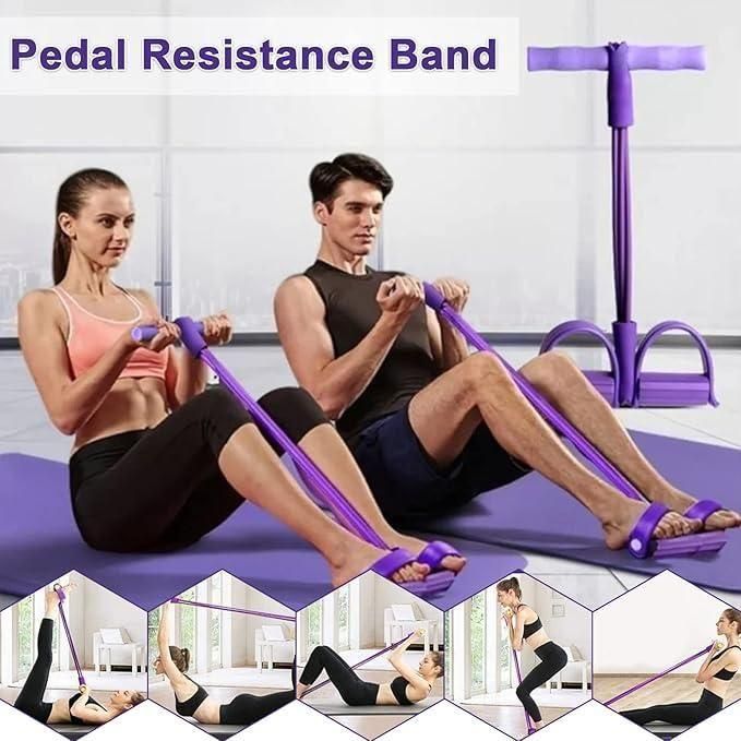 Yoga Pedal Puller Resistance Band - Full Body Fitness for India