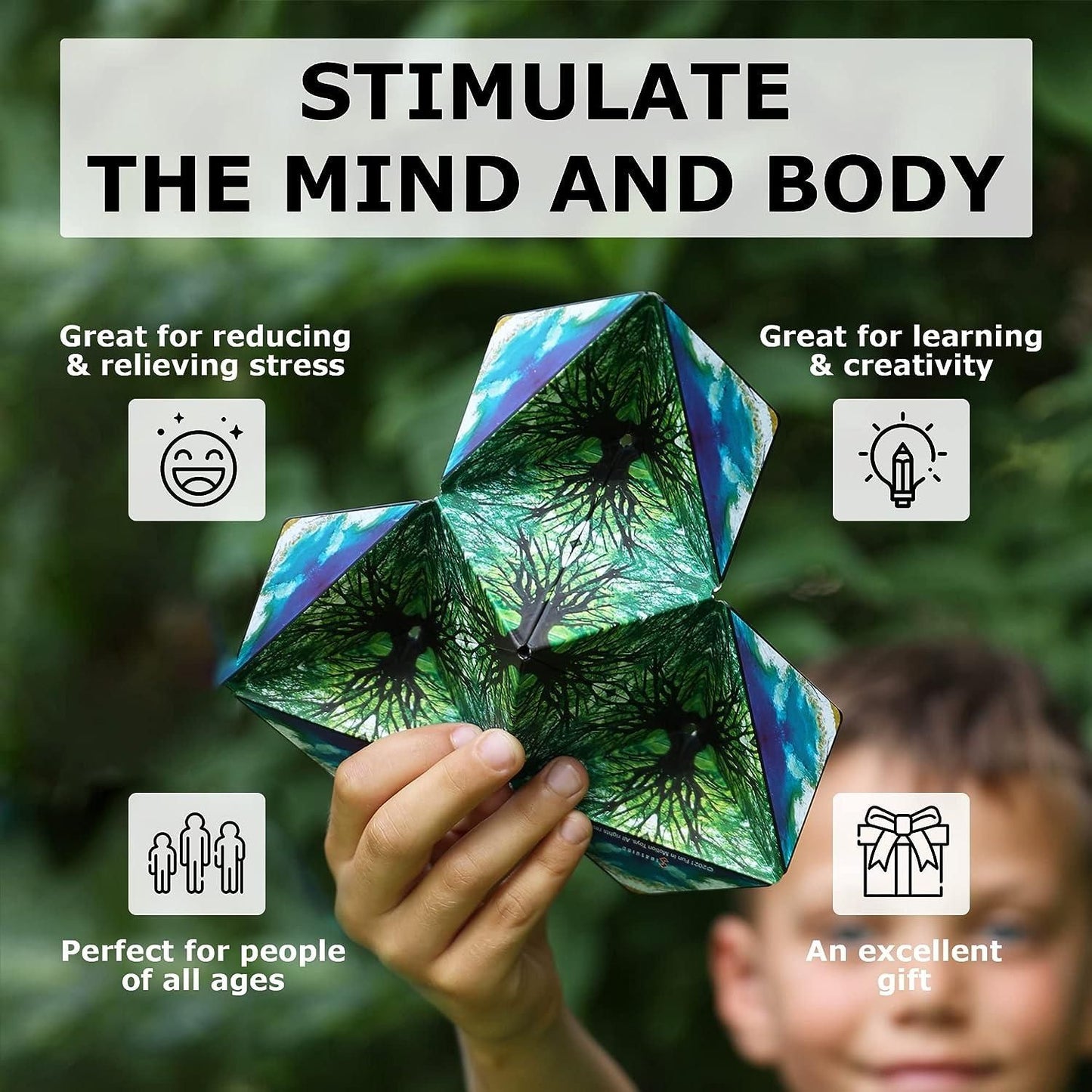 Magnetic Shape Shifting Box - Interactive Stress Relief for India