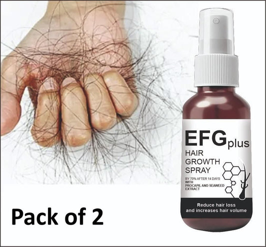 EFGPLUS Hair Growth Spray - Anti Hair Fall Pack for India