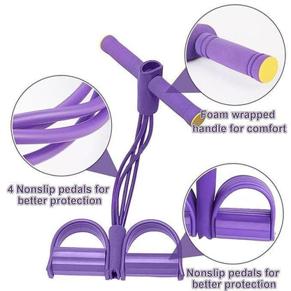 Yoga Pedal Puller Resistance Band - Full Body Fitness for India