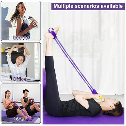 Yoga Pedal Puller Resistance Band - Full Body Fitness for India