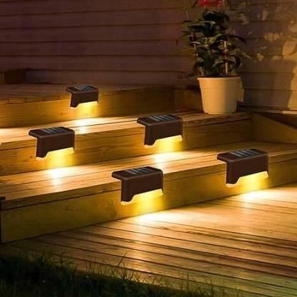 Solar Deck Lights Outdoor - Waterproof LED Pack for India