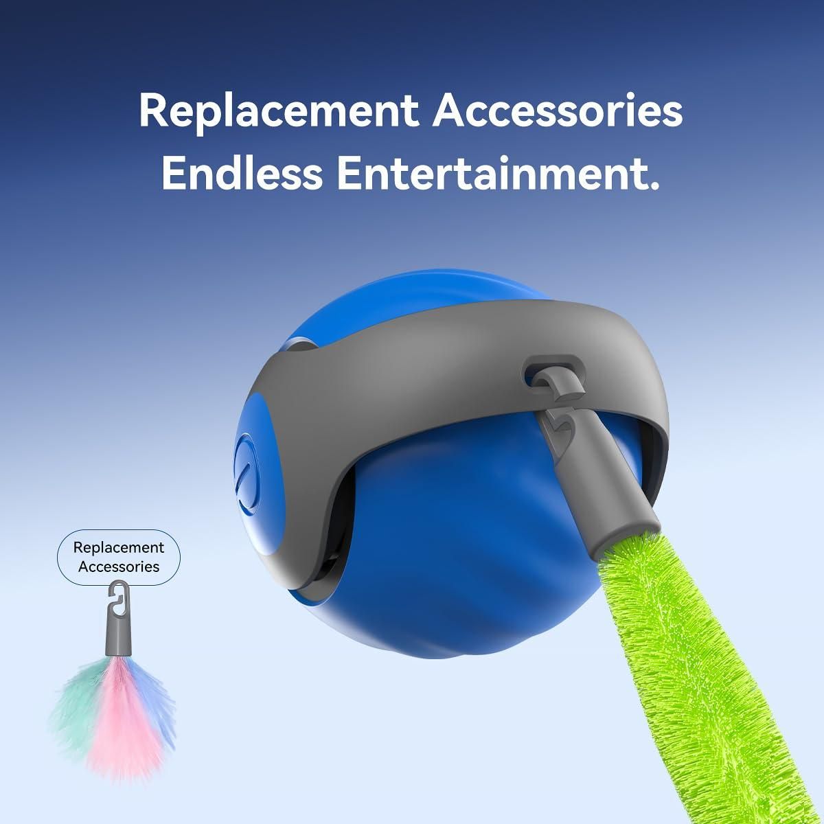 Rolling Ball Cat Toy - Interactive Smart Teaser for India
