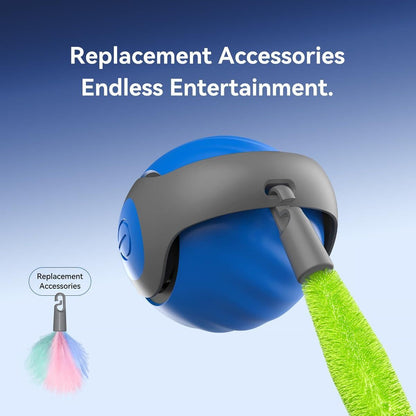 Rolling Ball Cat Toy - Interactive Smart Teaser for India