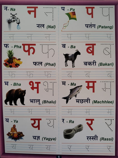 Magic Re-Writable Hindi Varna Mala Book – Write, Wipe & Learn Forever