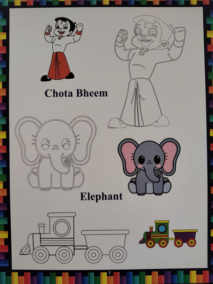 Magic Re-Writable Drawing and Coloring Book – Write UNLIMITED, Wipe & Learn Forever