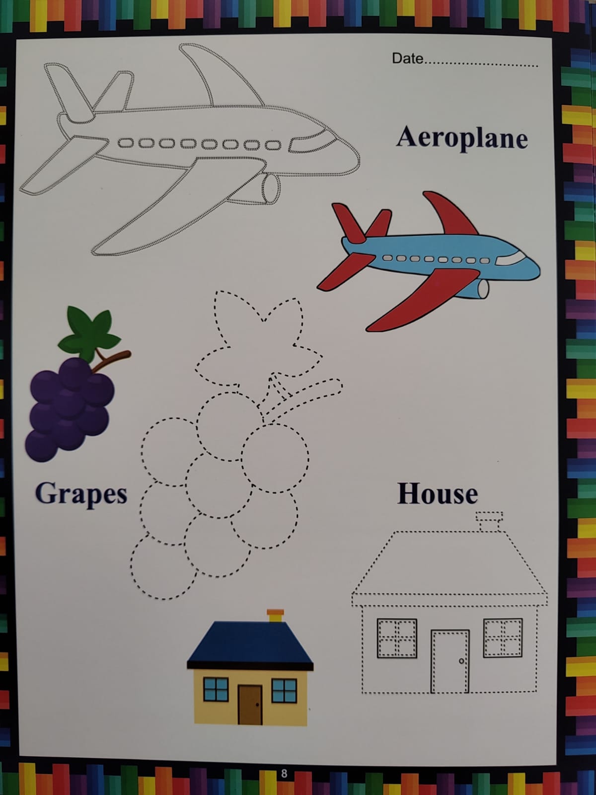 Magic Re-Writable Drawing and Coloring Book – Write UNLIMITED, Wipe & Learn Forever