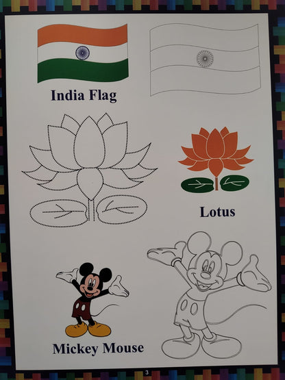 Magic Re-Writable Drawing and Coloring Book – Write UNLIMITED, Wipe & Learn Forever