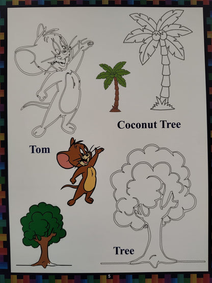 Magic Re-Writable Drawing and Coloring Book – Write UNLIMITED, Wipe & Learn Forever