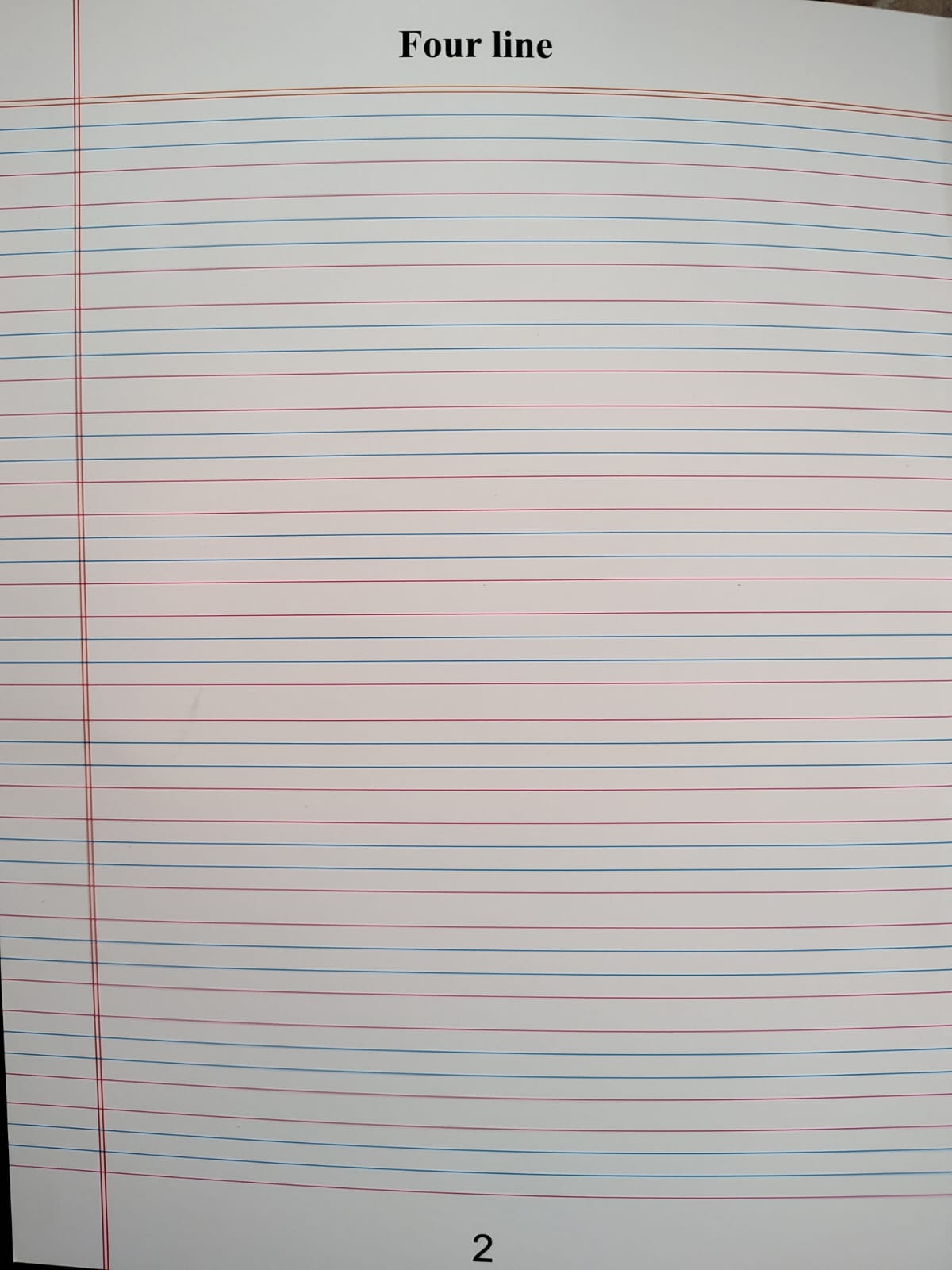 Magic Re-Writable Four Line Note Book – Write, Wipe & Learn Forever