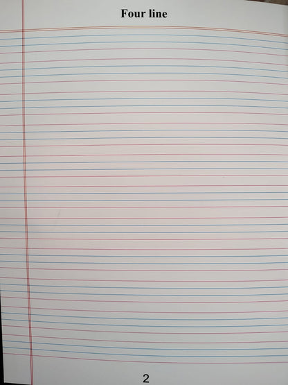 Magic Re-Writable Four Line Note Book – Write, Wipe & Learn Forever