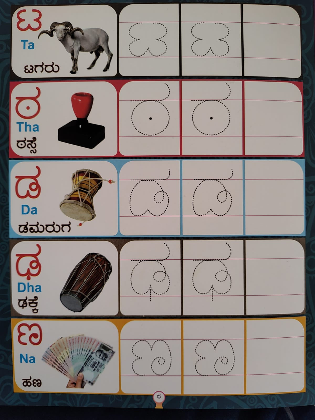 Magic Re-Writable Kannada Varna Male Book – Write, Wipe & Learn Forever