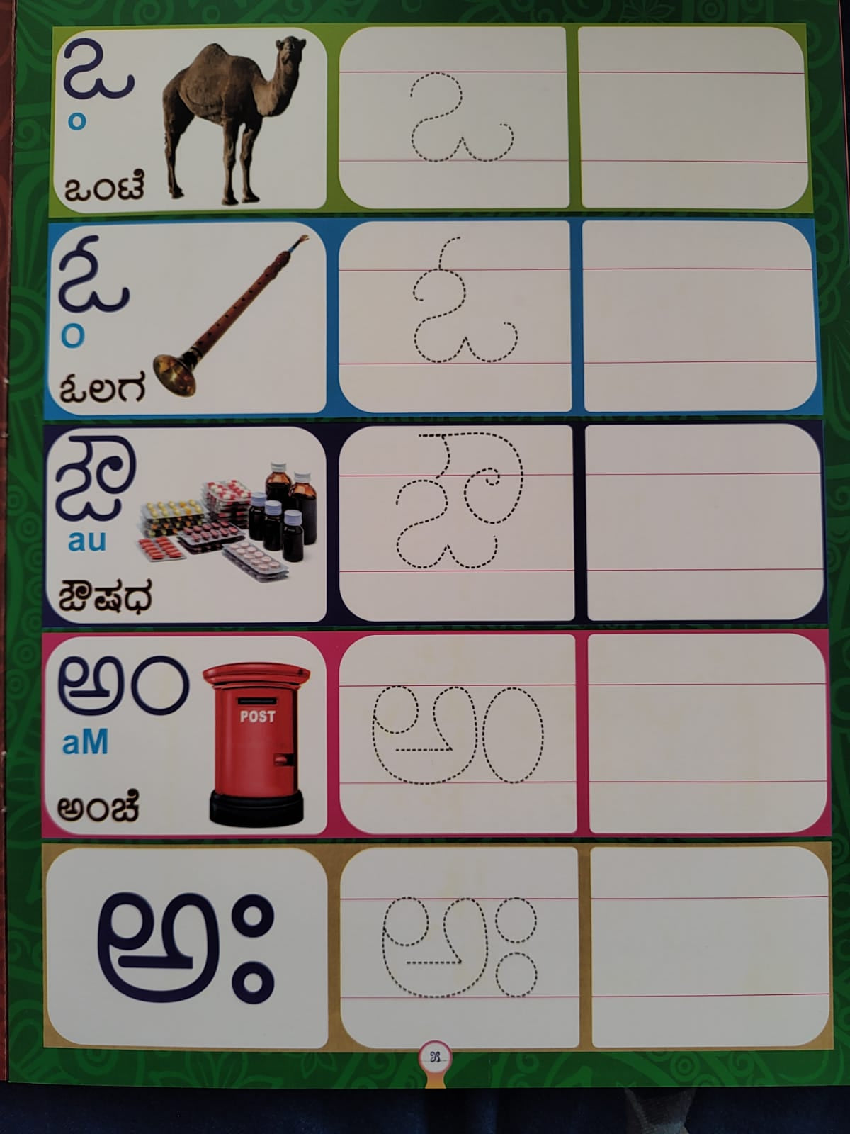 Magic Re-Writable Kannada Varna Male Book – Write, Wipe & Learn Forever