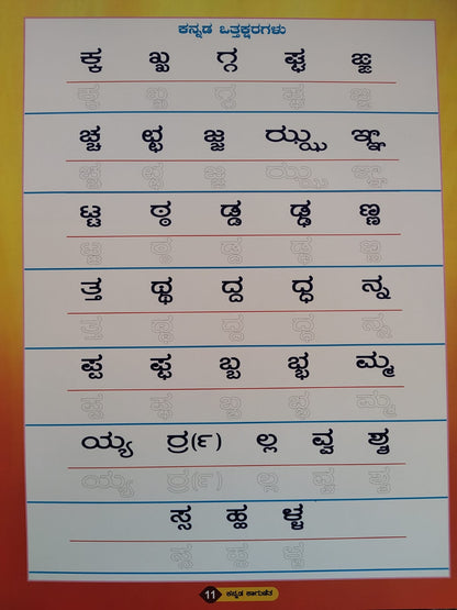 Magic Re-Writable Kannada Letter Practice Book – Write, Wipe & Learn Forever