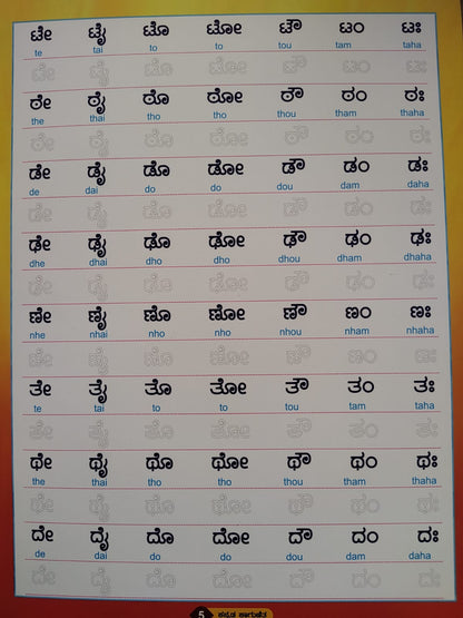 Magic Re-Writable Kannada Letter Practice Book – Write, Wipe & Learn Forever