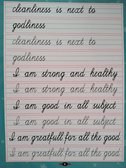 Magic Re-Writable Cursive Writing Book – Write UNLIMITED, Wipe & Learn Forever