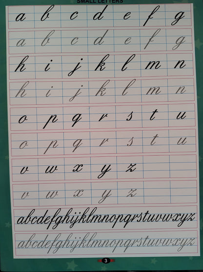 Magic Re-Writable Cursive Writing Book – Write UNLIMITED, Wipe & Learn Forever