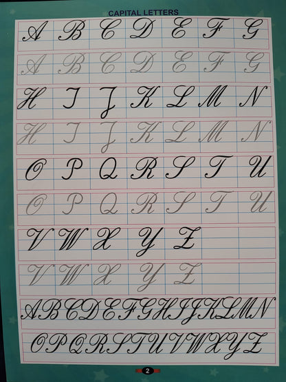 Magic Re-Writable Cursive Writing Book – Write UNLIMITED, Wipe & Learn Forever