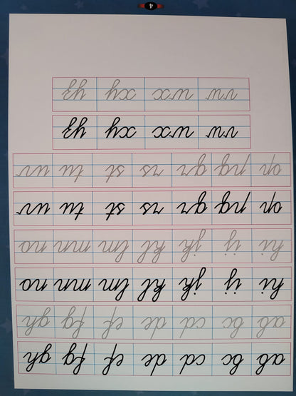 Magic Re-Writable Cursive Writing Book – Write UNLIMITED, Wipe & Learn Forever